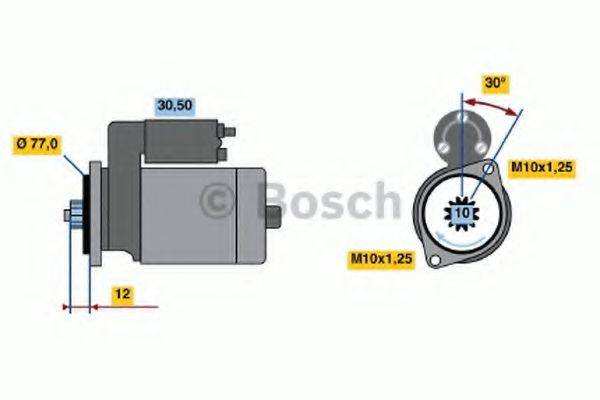 BOSCH 2042 Стартер