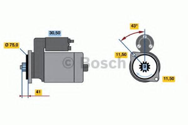 BOSCH 2047 Стартер