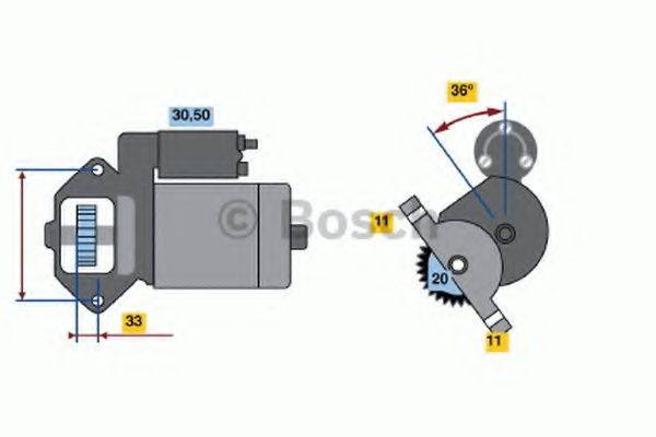 BOSCH 2051 Стартер