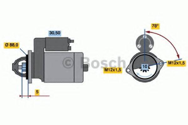 BOSCH 2052 Стартер