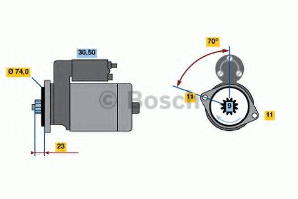 BOSCH 2056 Стартер