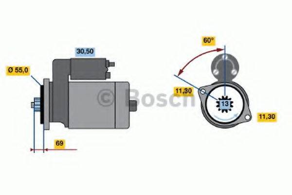 BOSCH 2062 Стартер