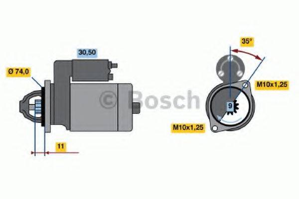 BOSCH 2076 Стартер
