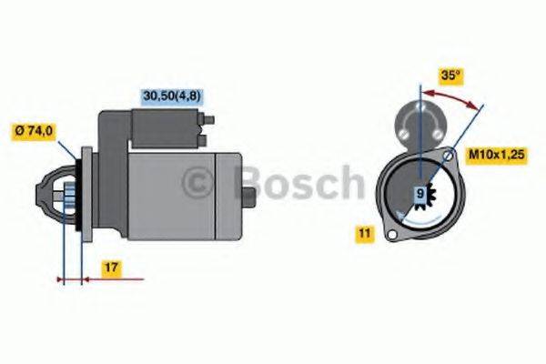 BOSCH 2156 Стартер