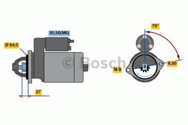 BOSCH 2273 Вакуумний елемент, розподільник запалювання