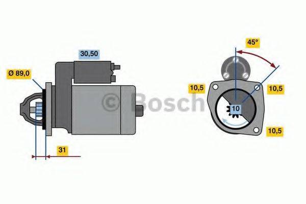 BOSCH 2351 Стартер