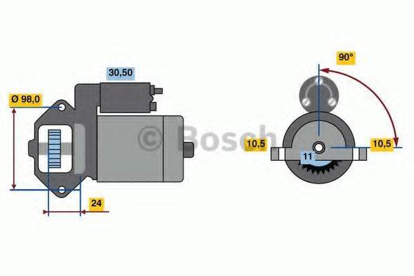 BOSCH 2361 Стартер