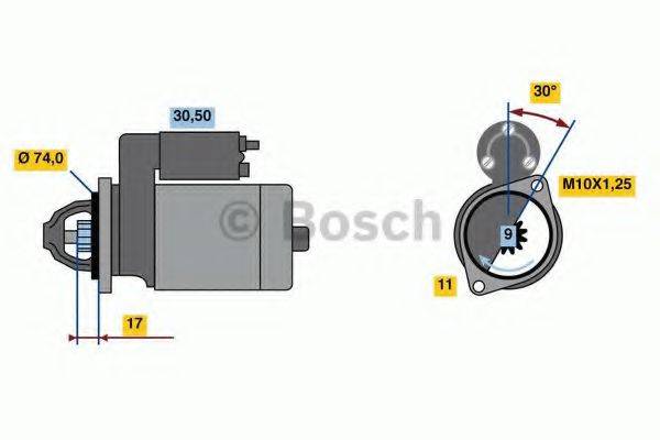 BOSCH 2391 Стартер