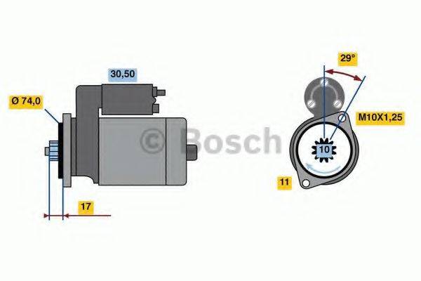BOSCH 2397 Стартер