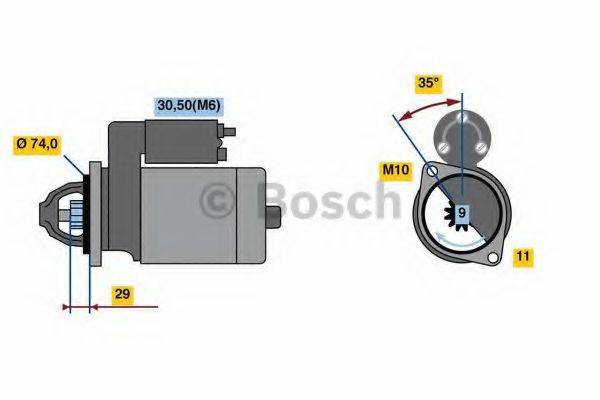 BOSCH 2412 Стартер