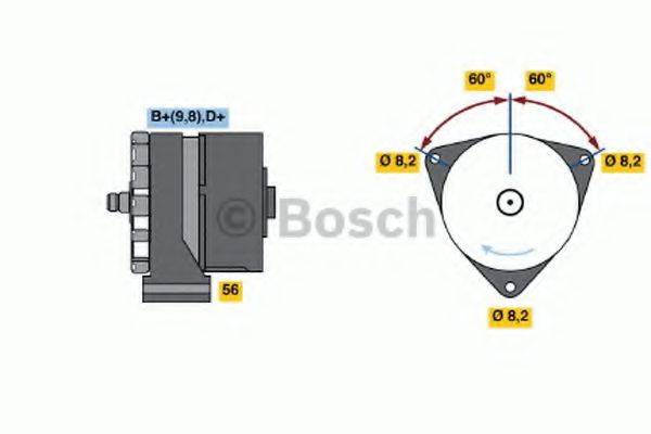 BOSCH 3 102 Масляний фільтр