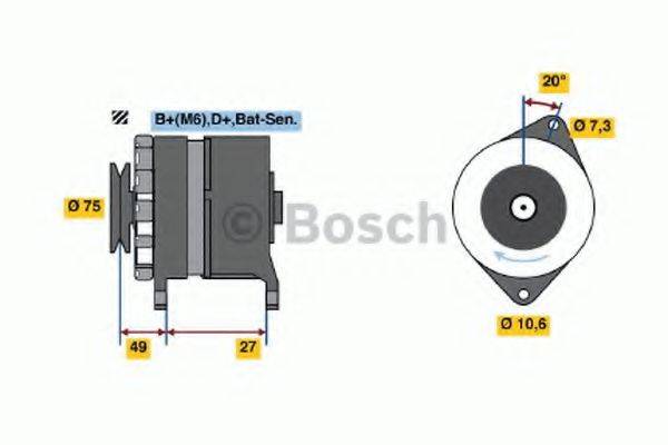 BOSCH 3164 Генератор