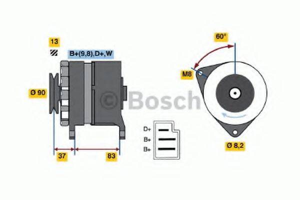 BOSCH 3394 Генератор