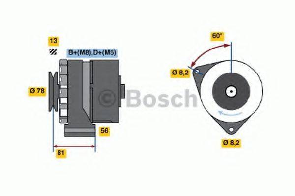 BOSCH 3408 Генератор