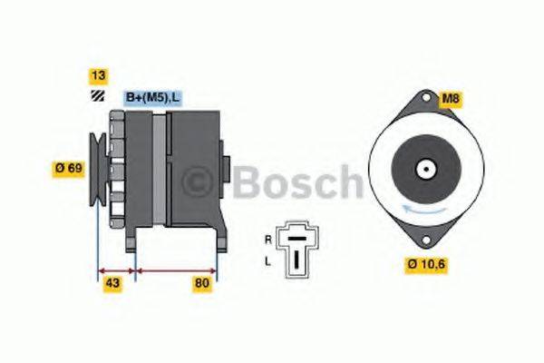 BOSCH 3430 Генератор