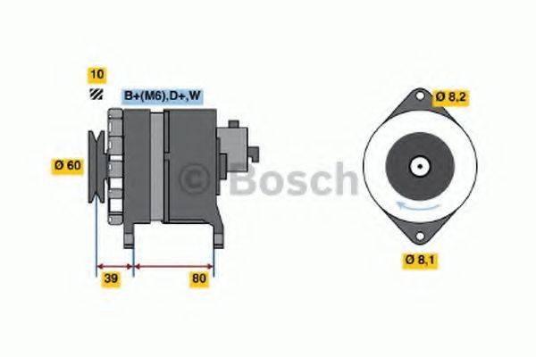 BOSCH 3445 Генератор