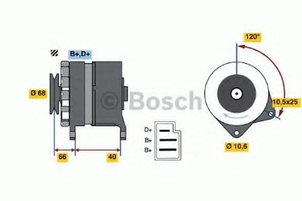 BOSCH 3463 Генератор