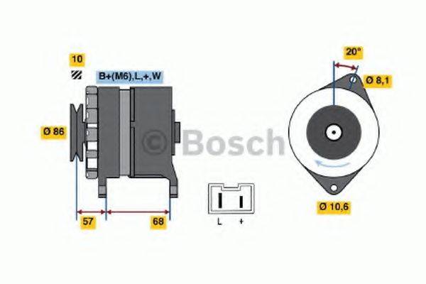 BOSCH 3486 Генератор