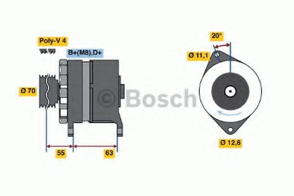 BOSCH 3678 Генератор