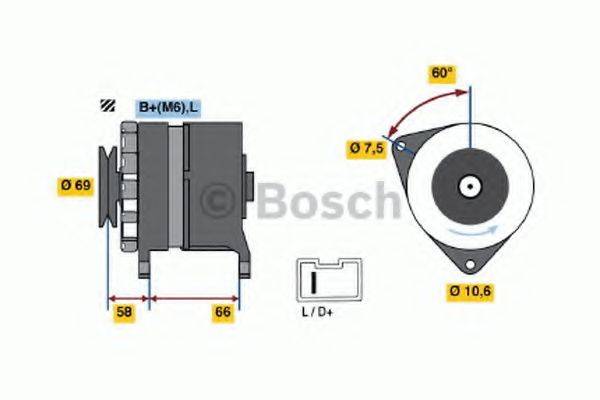 BOSCH 3705 Генератор