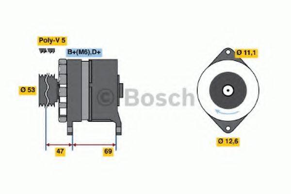 BOSCH 3712 Генератор