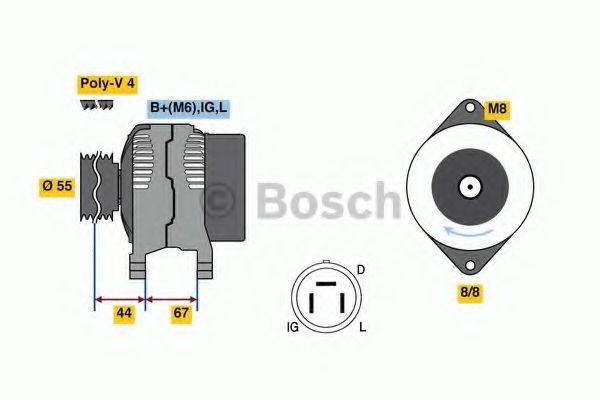 BOSCH 3756 Генератор