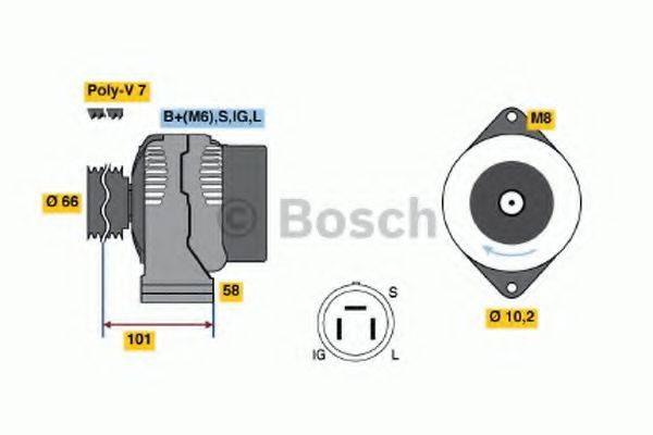 BOSCH 3758 Генератор