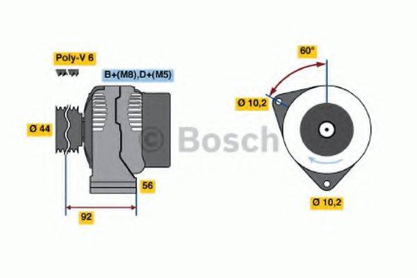 BOSCH 3797 Генератор