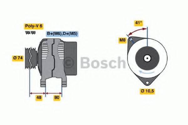 BOSCH 3806 Генератор