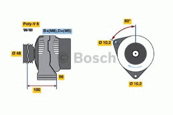 BOSCH 3816 Генератор