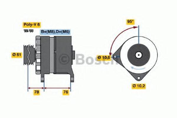 BOSCH 3833 Генератор