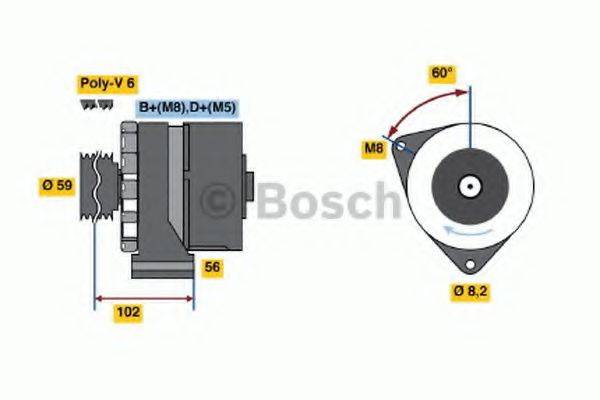 BOSCH 3834 Генератор