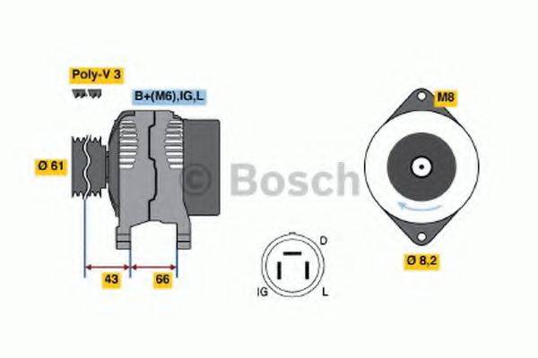 BOSCH 3847 Генератор