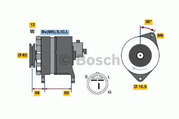 BOSCH 3849 Генератор