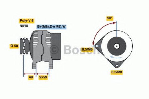 BOSCH 3861 Генератор