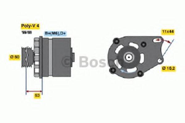 BOSCH 3862 Генератор