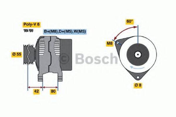 BOSCH 3865 Генератор