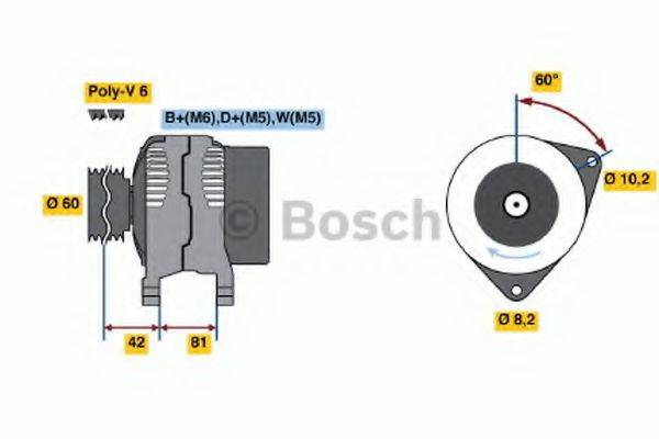 BOSCH 3866 Генератор