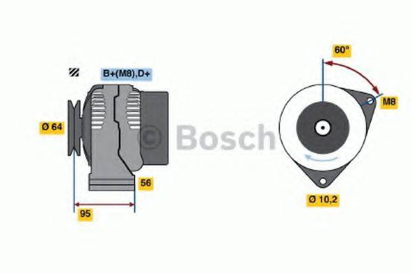 BOSCH 3871 Генератор