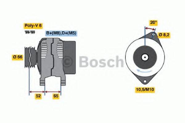BOSCH 3874 Генератор
