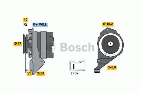 BOSCH 3884 Генератор