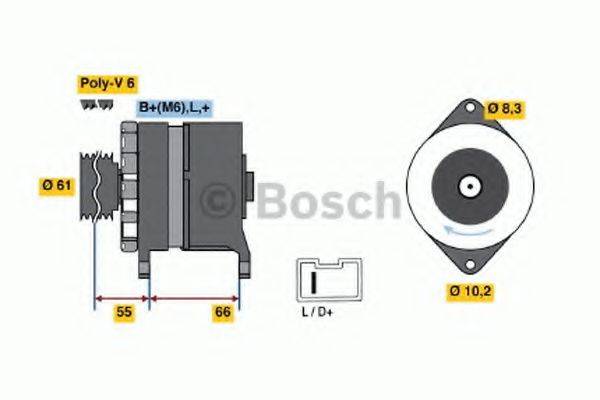 BOSCH 3886 Генератор