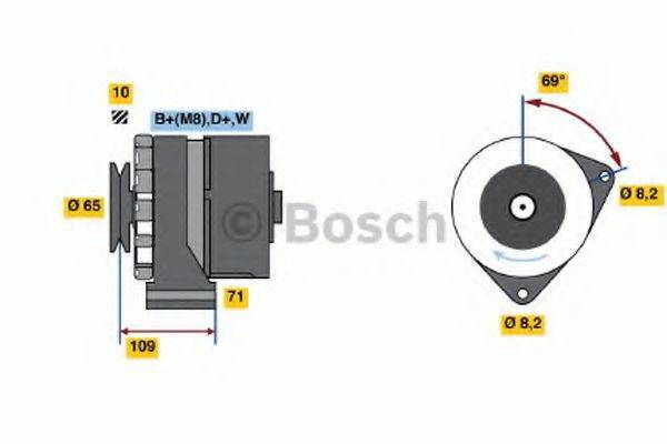 BOSCH 3912 Генератор