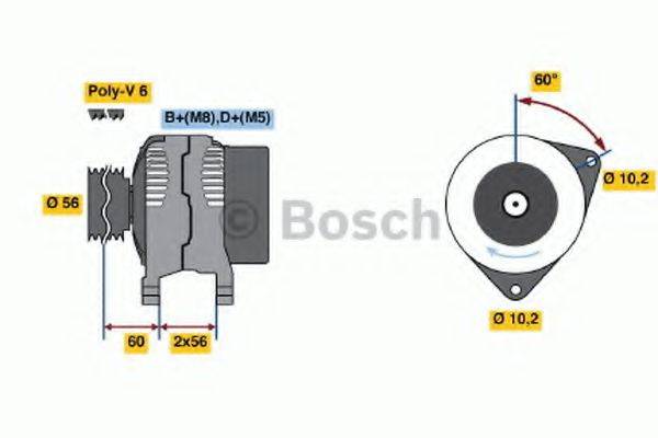 BOSCH 4497 Генератор