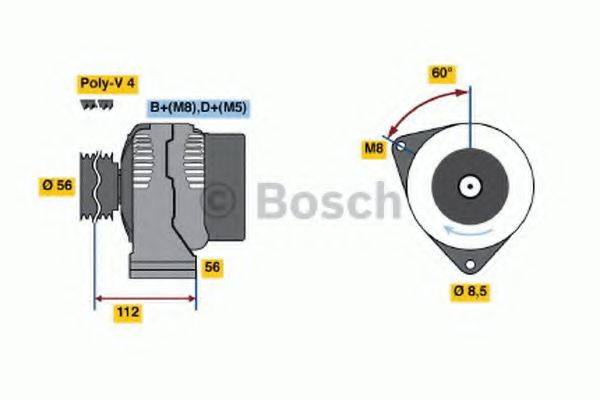 BOSCH 3928 Генератор