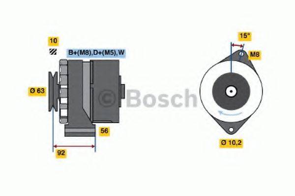 BOSCH 3945 Генератор