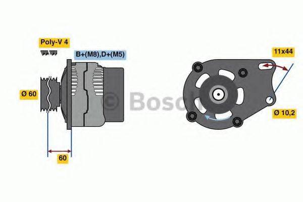 BOSCH 3947 Генератор