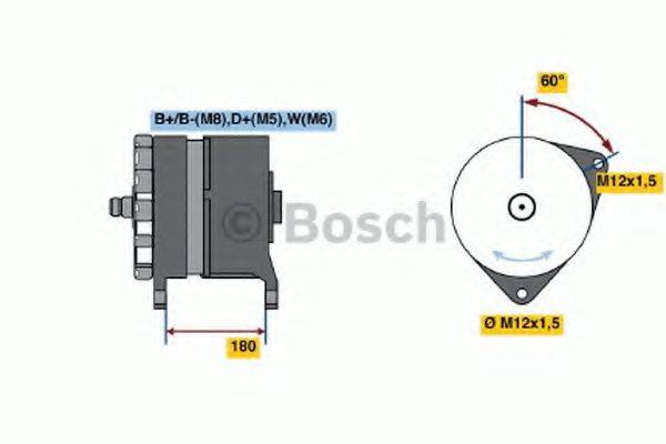 BOSCH 4655 Генератор