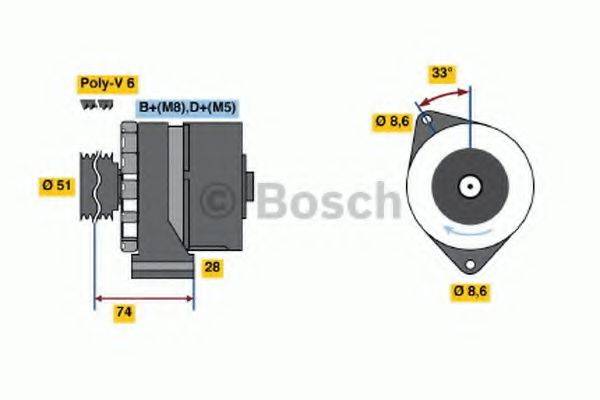 BOSCH 3962 Генератор