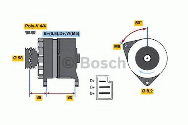 BOSCH 3971 Генератор